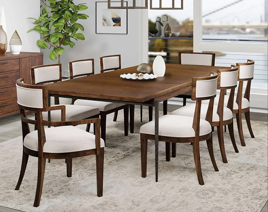 9-Piece Hekman Bedford Park Expandable Dining Table Set For 8