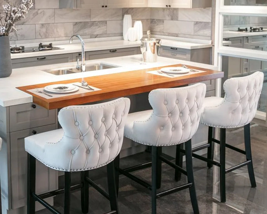 Transforming Stools DIY Upholstery Mastery: Transforming Bar Stools with Backs into Stylis ...