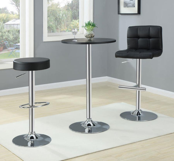 Lenny Upholstered Adjustable Bar Stool Set of 2