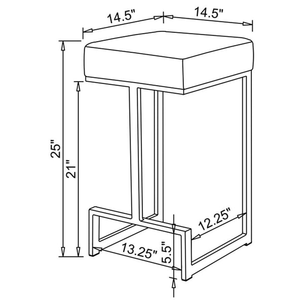 Gervase Square Counter Height Stool