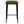 Alvaro Leather Upholstered Bar Stool Brown Set of 2