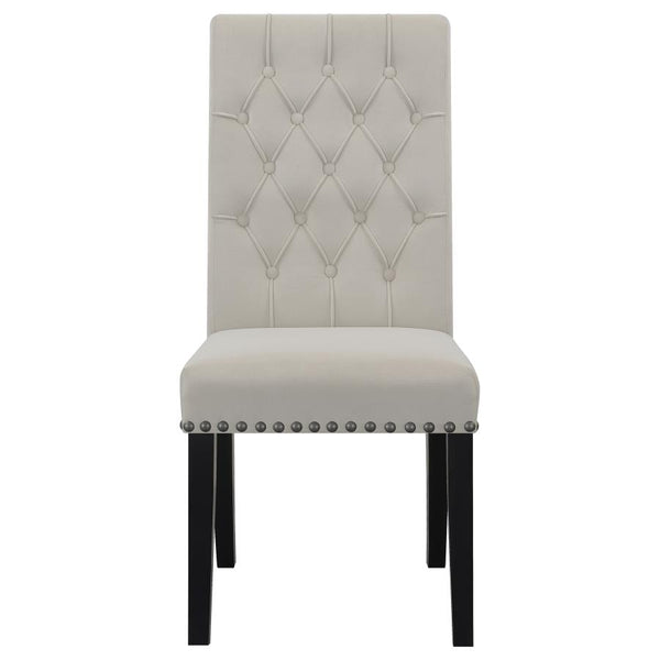 Alana Velvet Upholstered Dining Side Chair (Set of 2)