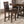 Dewey Upholstered Counter Chair Walnut Set of 2