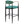 Tina Fabric Upholstered Bar Chair Green Set of 2