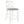 Hollis X-Back Counter Height Dining Chairs White and Grey Set of 2