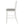 Hollis X-Back Counter Height Dining Chairs White and Grey Set of 2