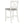 Hollis X-Back Counter Height Dining Chairs White and Grey Set of 2