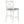 Hollis X-Back Counter Height Dining Chairs White and Grey Set of 2