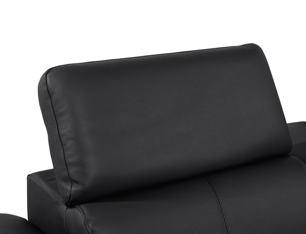 Jett DivanItalia Leather Power Reclining Chair with Power Headrests