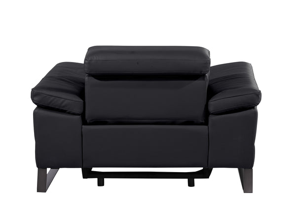 Jett DivanItalia Leather Power Reclining Chair with Power Headrests