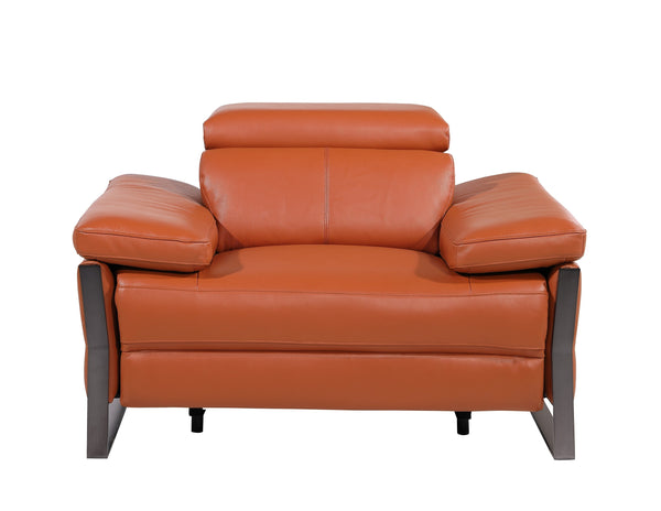 Jett DivanItalia Leather Power Reclining Chair with Power Headrests