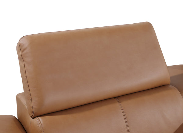 Jett DivanItalia Leather Power Reclining Chair with Power Headrests