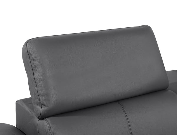 Jett DivanItalia Leather Power Reclining Chair with Power Headrests