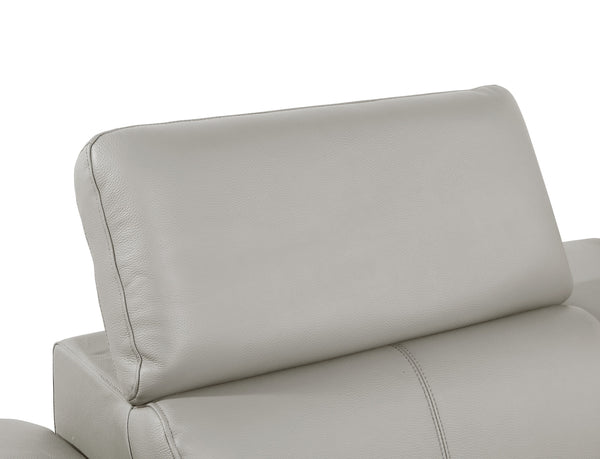 Jett DivanItalia Leather Power Reclining Chair with Power Headrests