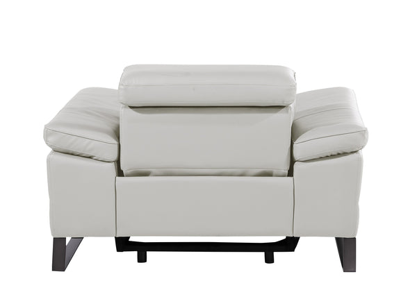 Jett DivanItalia Leather Power Reclining Chair with Power Headrests