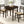 Bucknell 3-piece Round Drop Leaf Dining Table Set Cappuccino