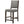 Bedford Fabric Upholstered Counter Chair Grey Set of 2