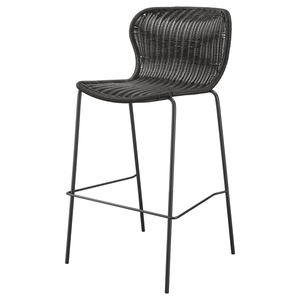 Coaster Rattan Metal Bar Chair Brown Set of 2