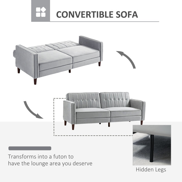 Modern Compact Design: Convertible Sofa Sleeper Chair for Small Spaces