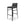 Baron Bar Stool Charcoal Grey