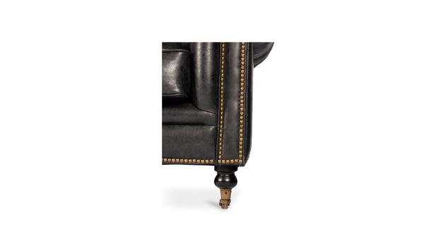 Birmingham Tufted Leather Sofa