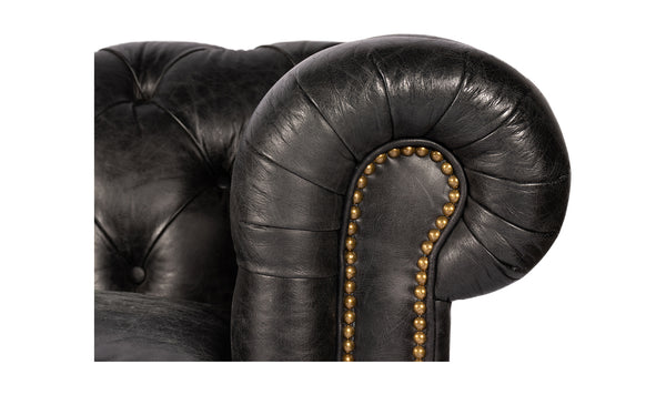 Birmingham Tufted Leather Sofa