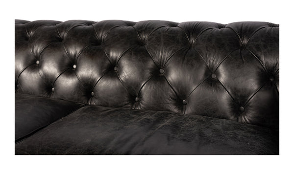 Birmingham Tufted Leather Sofa