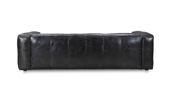 Kirby Leather Premium Sofa Dark Grey