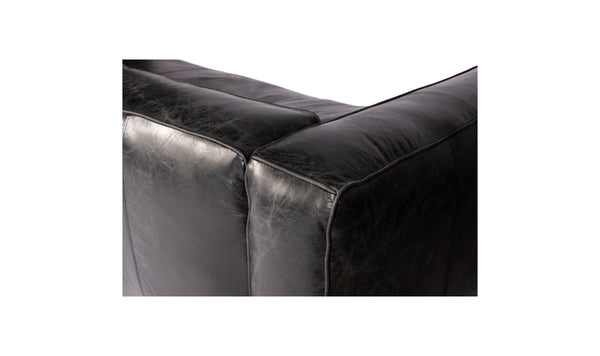 Kirby Leather Premium Sofa Dark Grey