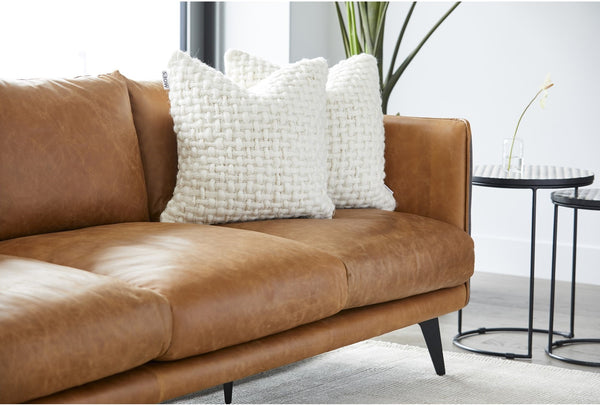 Moe's- Messina Premium leather Sofa