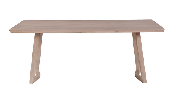 Moe's-Silas 5 Pieces Dining Table White Oak Set