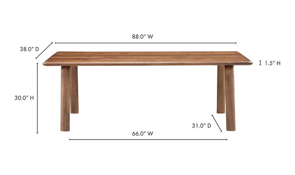 Moe's- Malibu Dining Table Rectangular