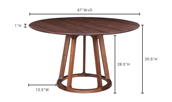 Moe's- Aldo Round Dining Table