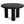 Moe's- Rocca Round Dining Table Black- ZT-1034-02-0