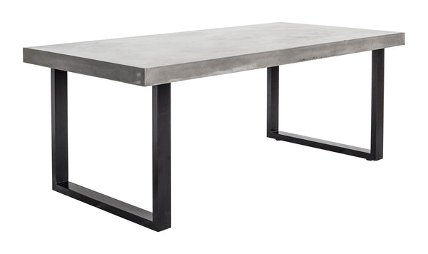 Moe's- Jedrik Outdoor Dining Table Large Dark Grey-  BQ-1018-25-0