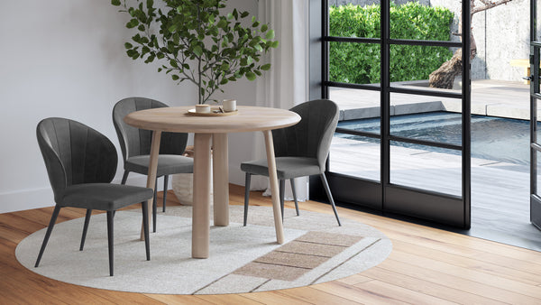 Moe's- Malibu Round Dining Table Natural- BC-1047-18