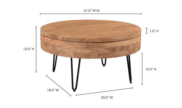 Moe's-Privado Storage Coffee Table Natural