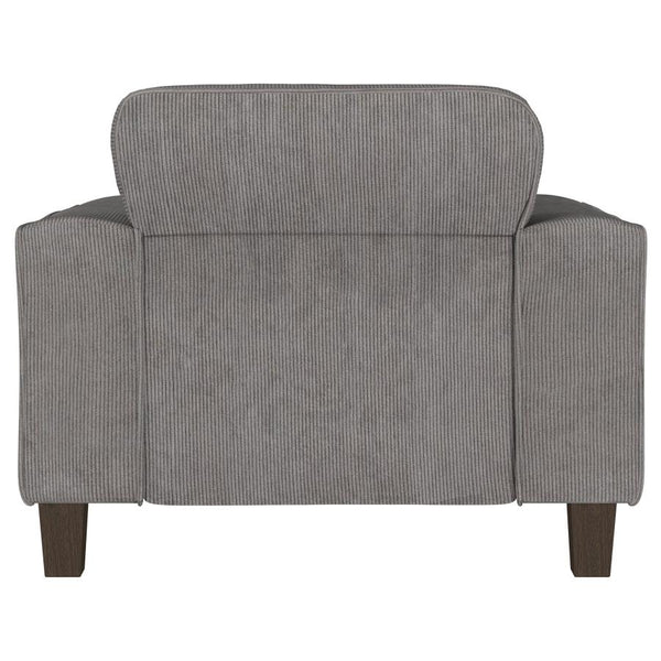 Deerhurst Track Arm Tufted Accent Chair