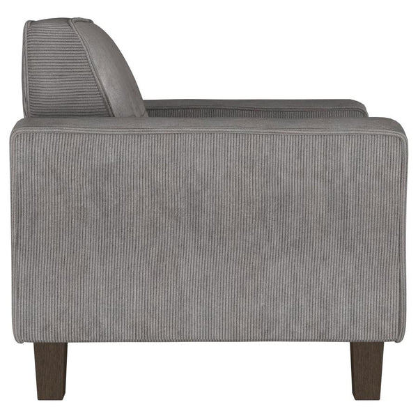 Deerhurst Track Arm Tufted Accent Chair