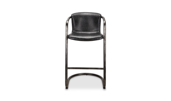 Freeman Leather Bar Stool Set of 2