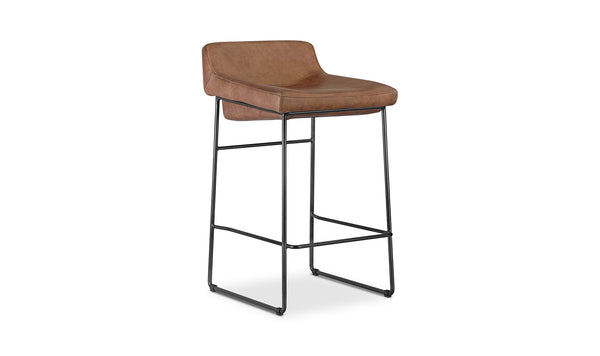 Starlet Leather Counter Stool Set of 2