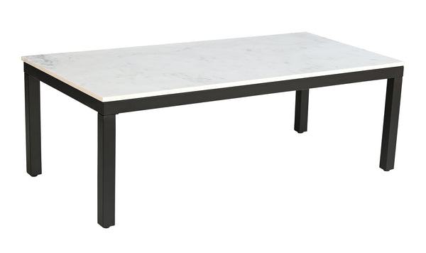 Parson Marble Coffee Table White