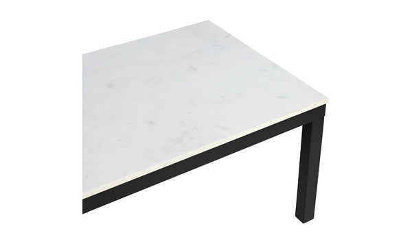 Parson Marble Coffee Table White