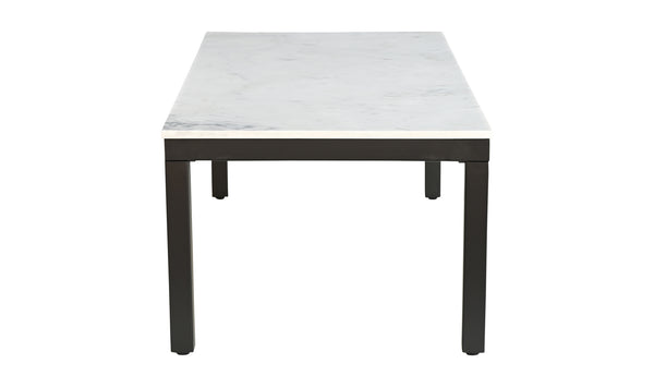 Parson Marble Coffee Table White