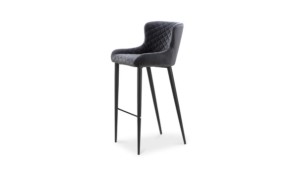 Etta Counter Stool Dark Grey