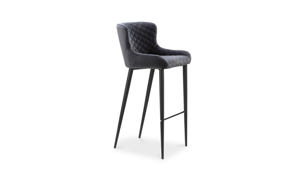 Etta Counter Stool Dark Grey