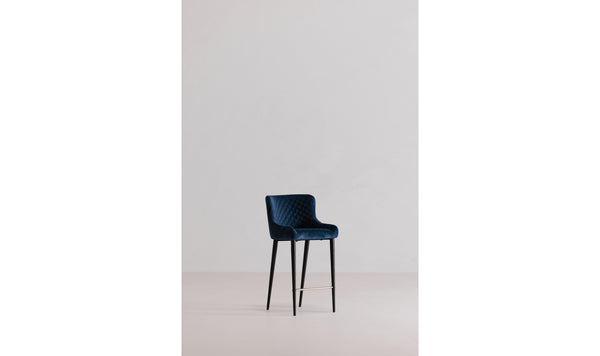 Etta Counter Stool Navy Blue