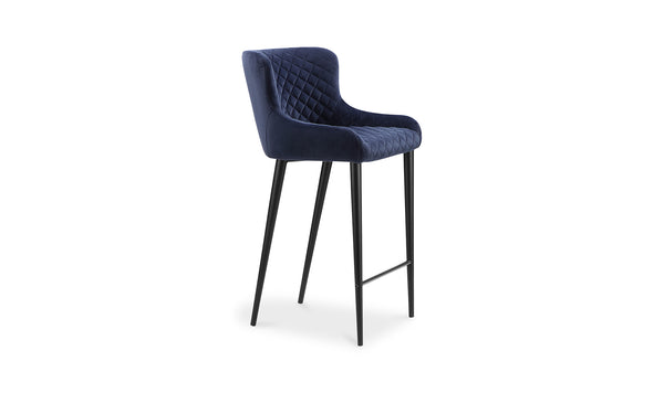 Etta Counter Stool Navy Blue