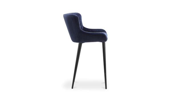 Etta Counter Stool Navy Blue