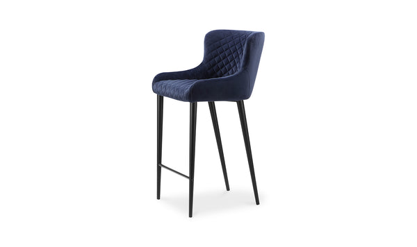 Etta Counter Stool Navy Blue